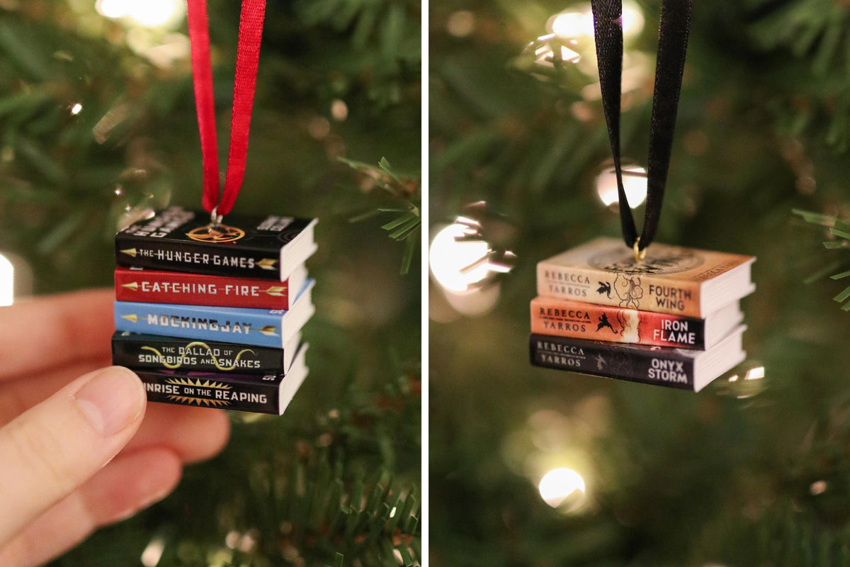 CUSTOM Mini Book Ornament