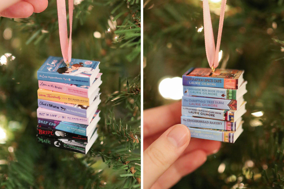 CUSTOM Mini Book Ornament
