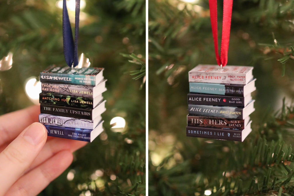 CUSTOM Mini Book Ornament