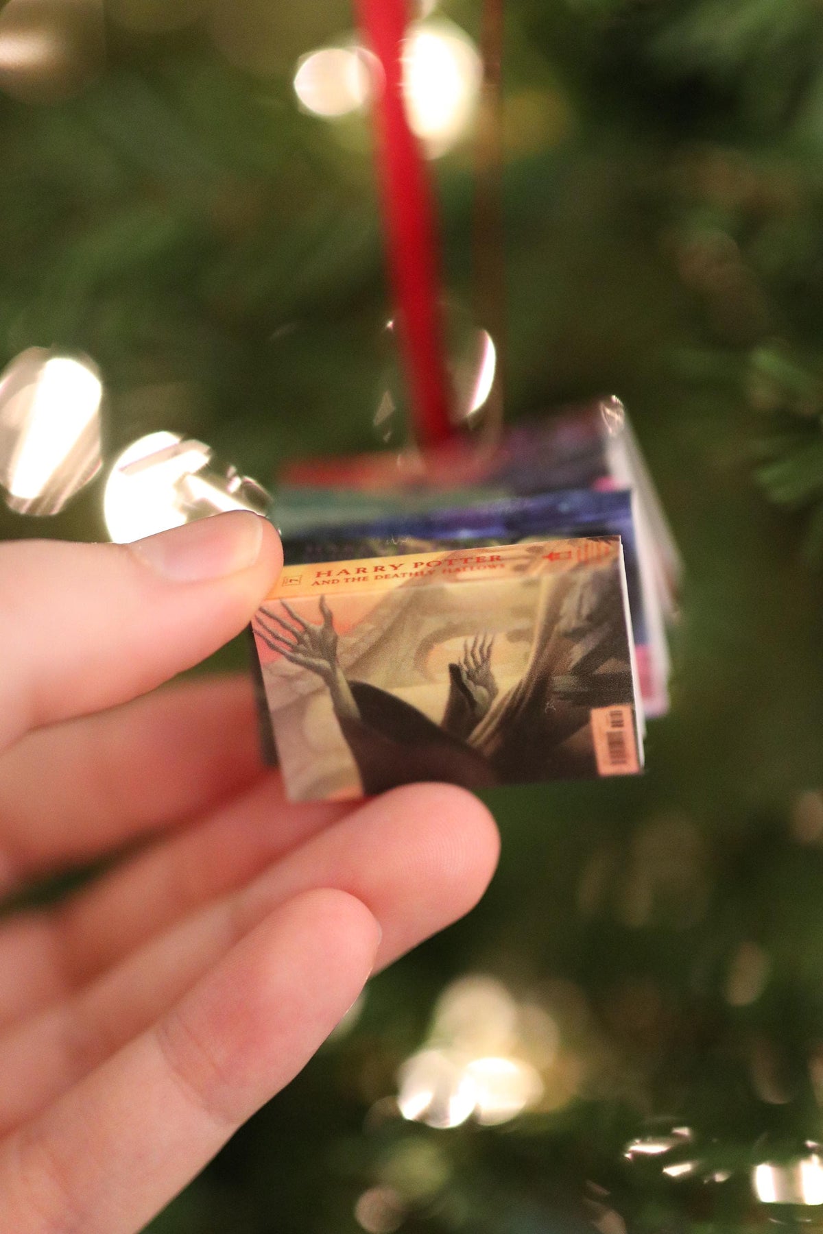 Mini Book Ornament
