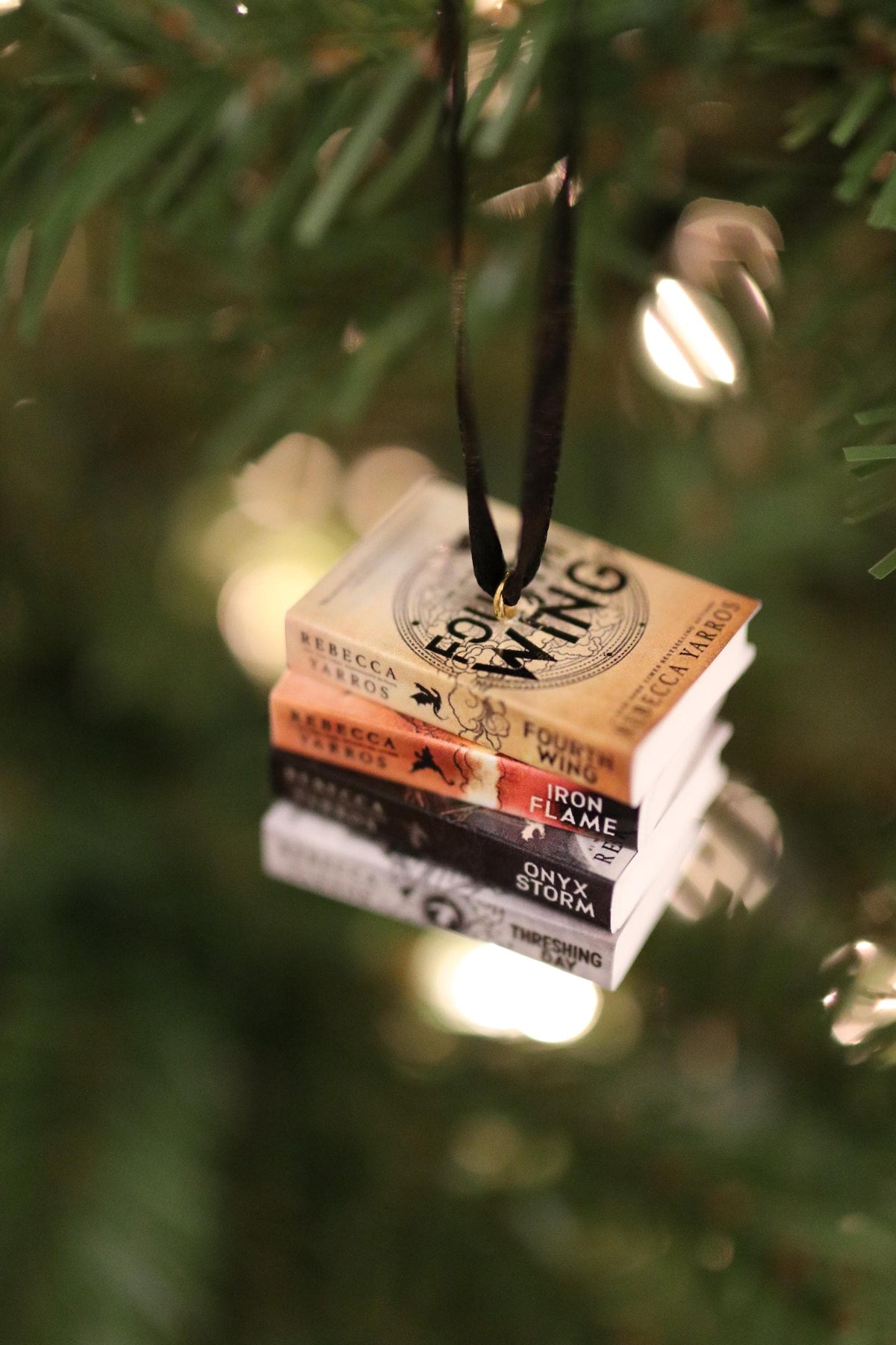 Fourth Wing Mini Book Ornament