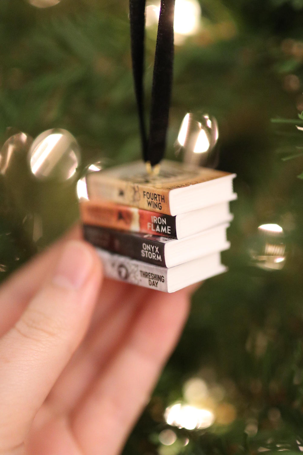 Fourth Wing Mini Book Ornament