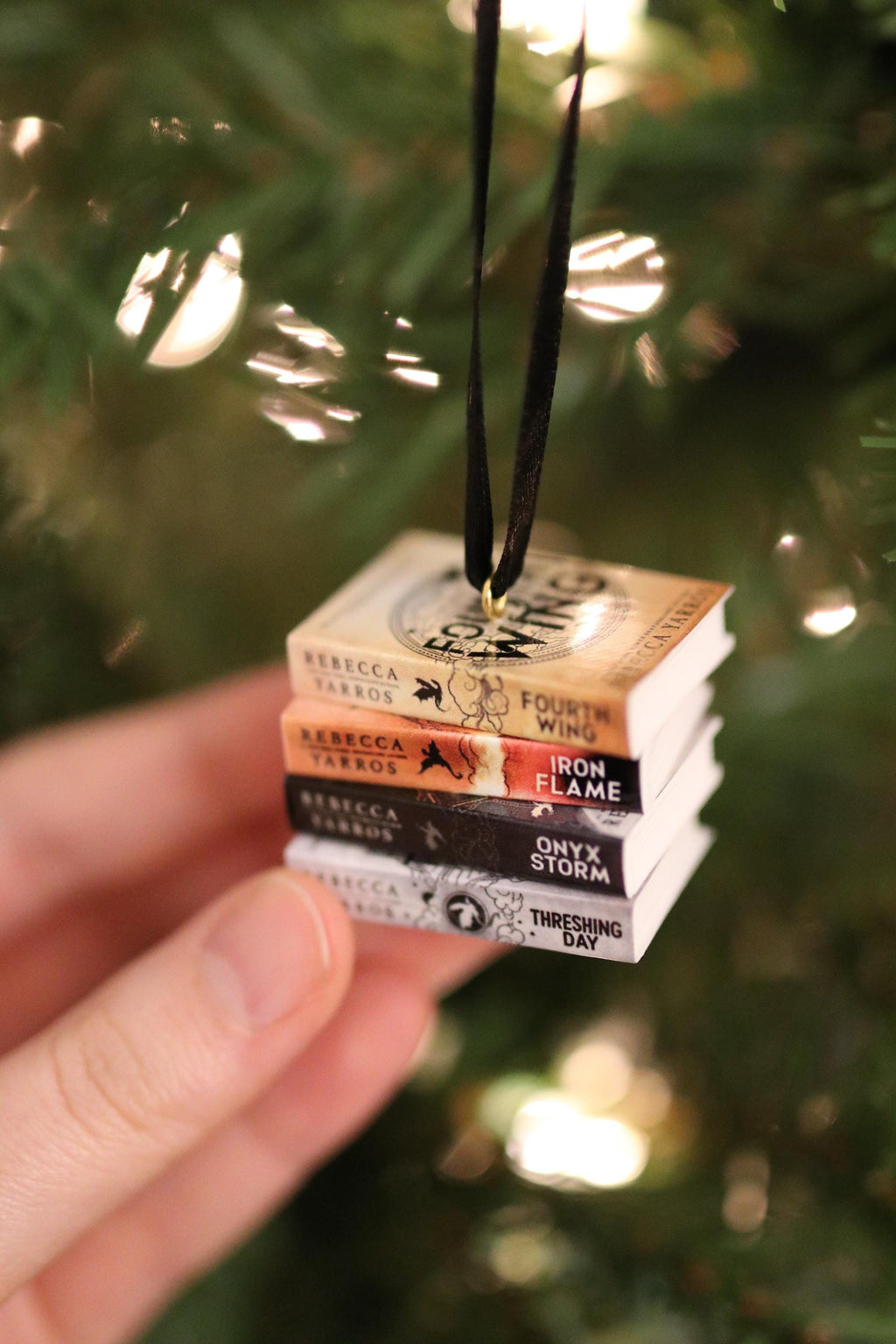 Fourth Wing Mini Book Ornament