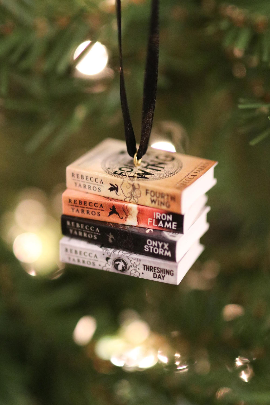 Fourth Wing Mini Book Ornament