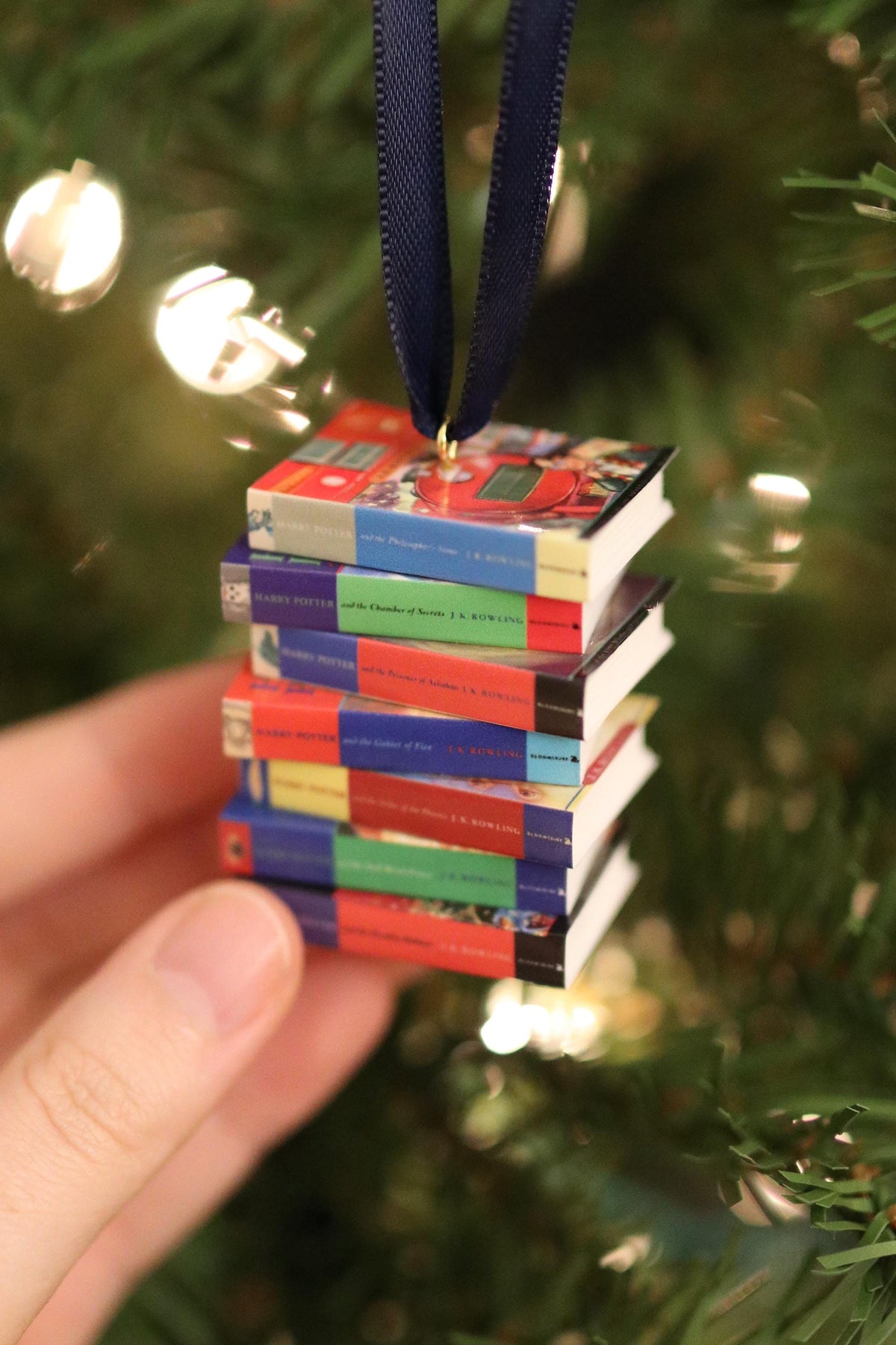 Mini Book Ornament