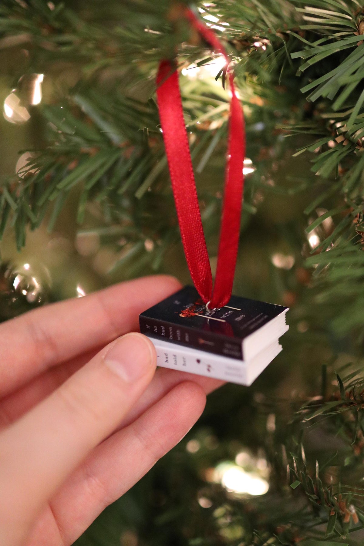 If He Had Been with Me Mini Book Ornament