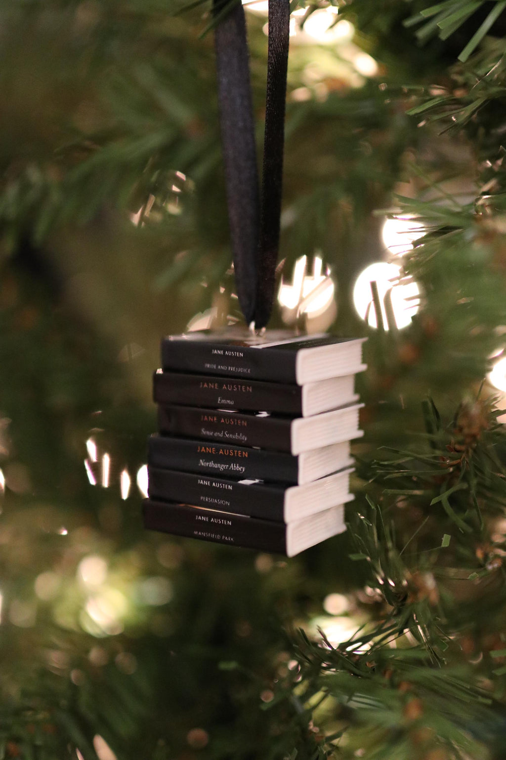 Jane Austen Mini Book Ornament