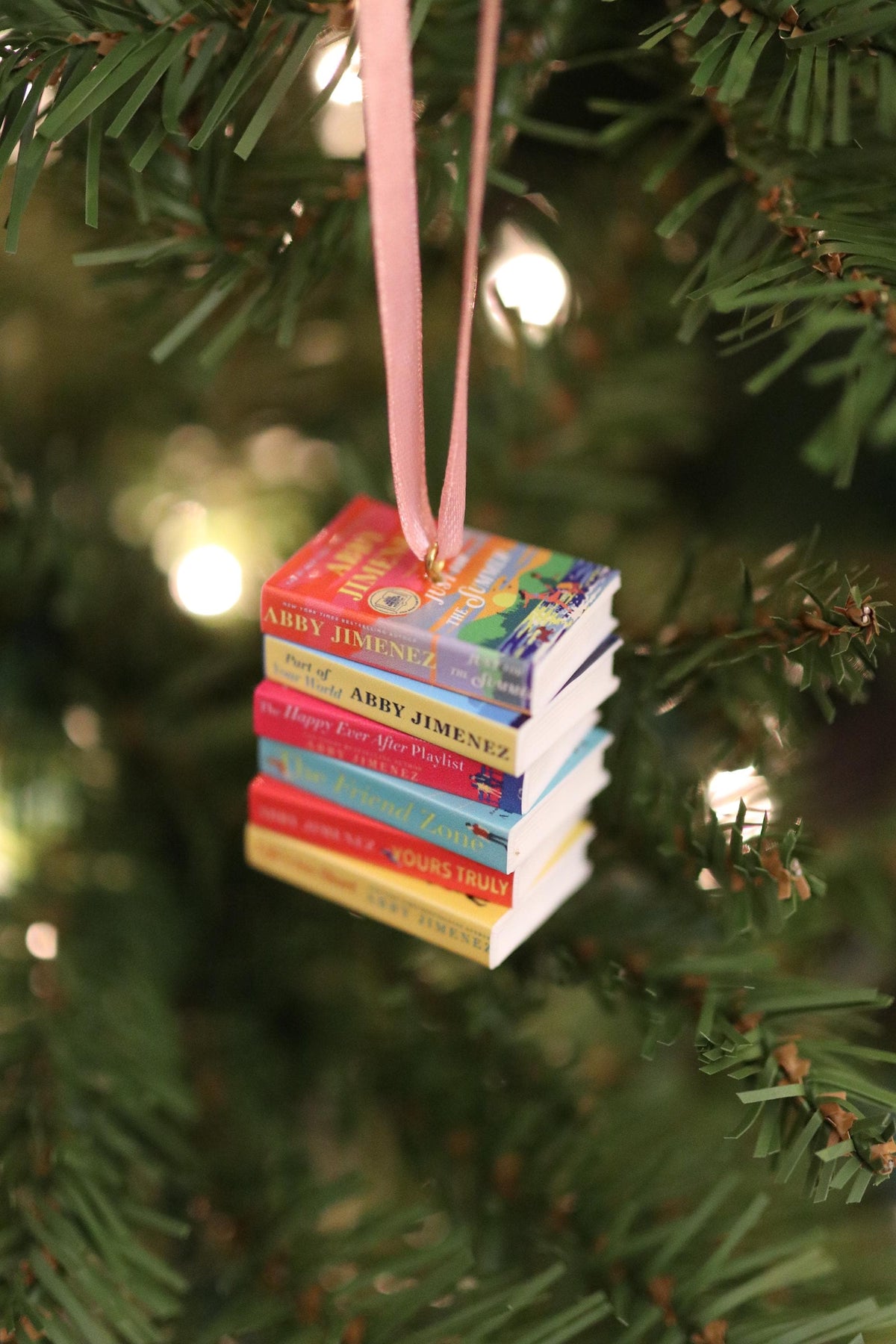 Abby Jimenez Mini Book Ornament