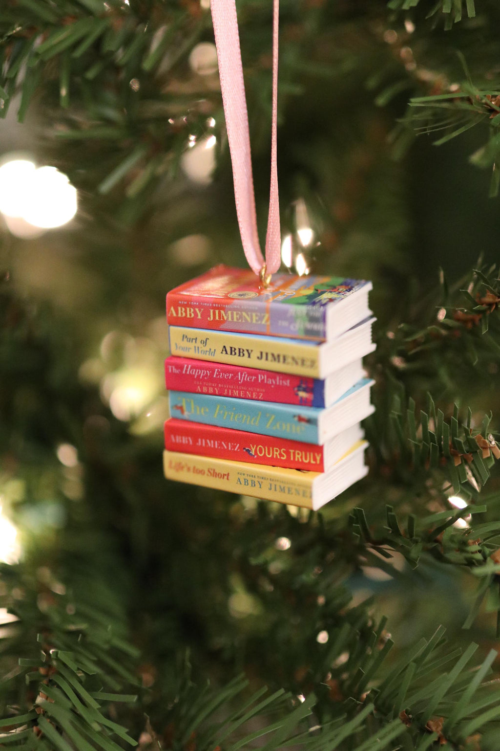 Abby Jimenez Mini Book Ornament