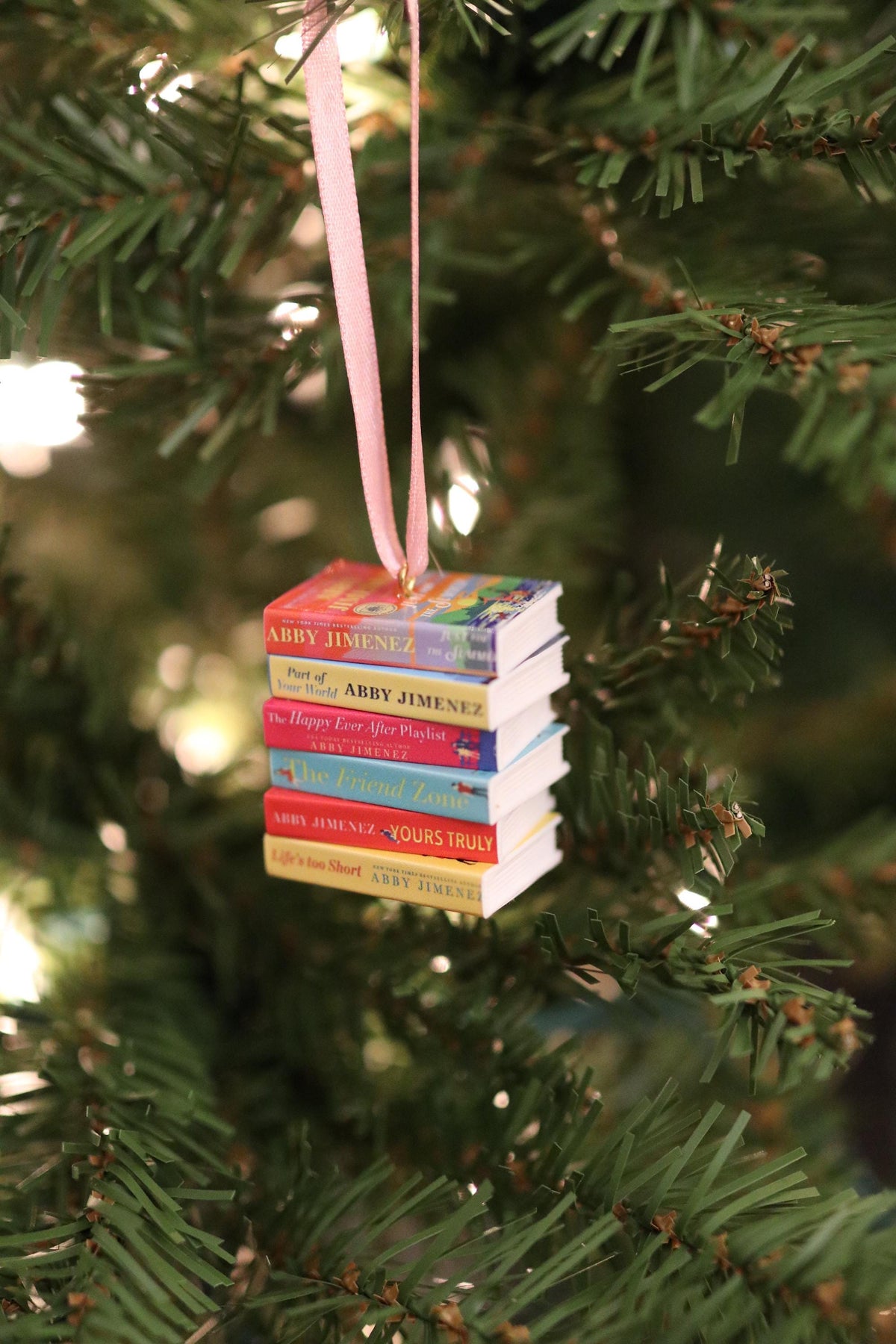Abby Jimenez Mini Book Ornament