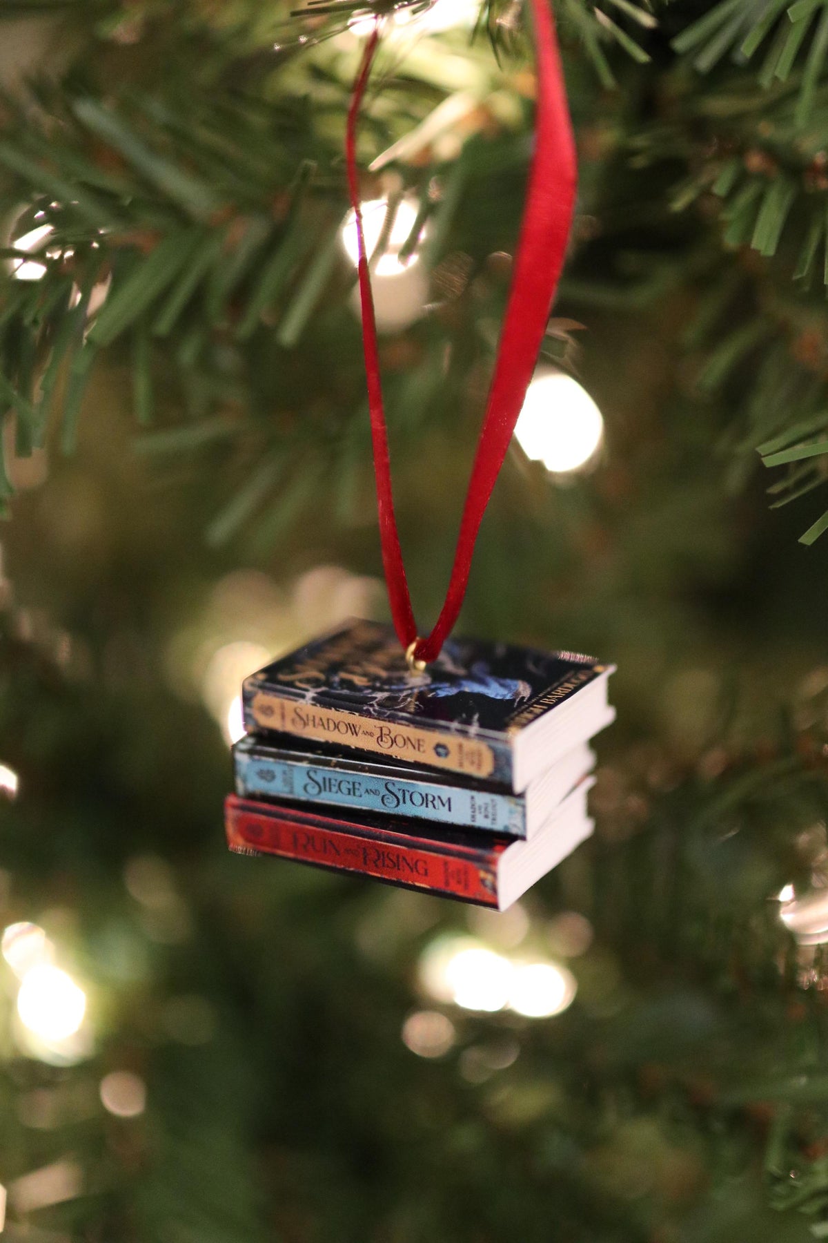 Shadow and Bone Mini Book Ornament