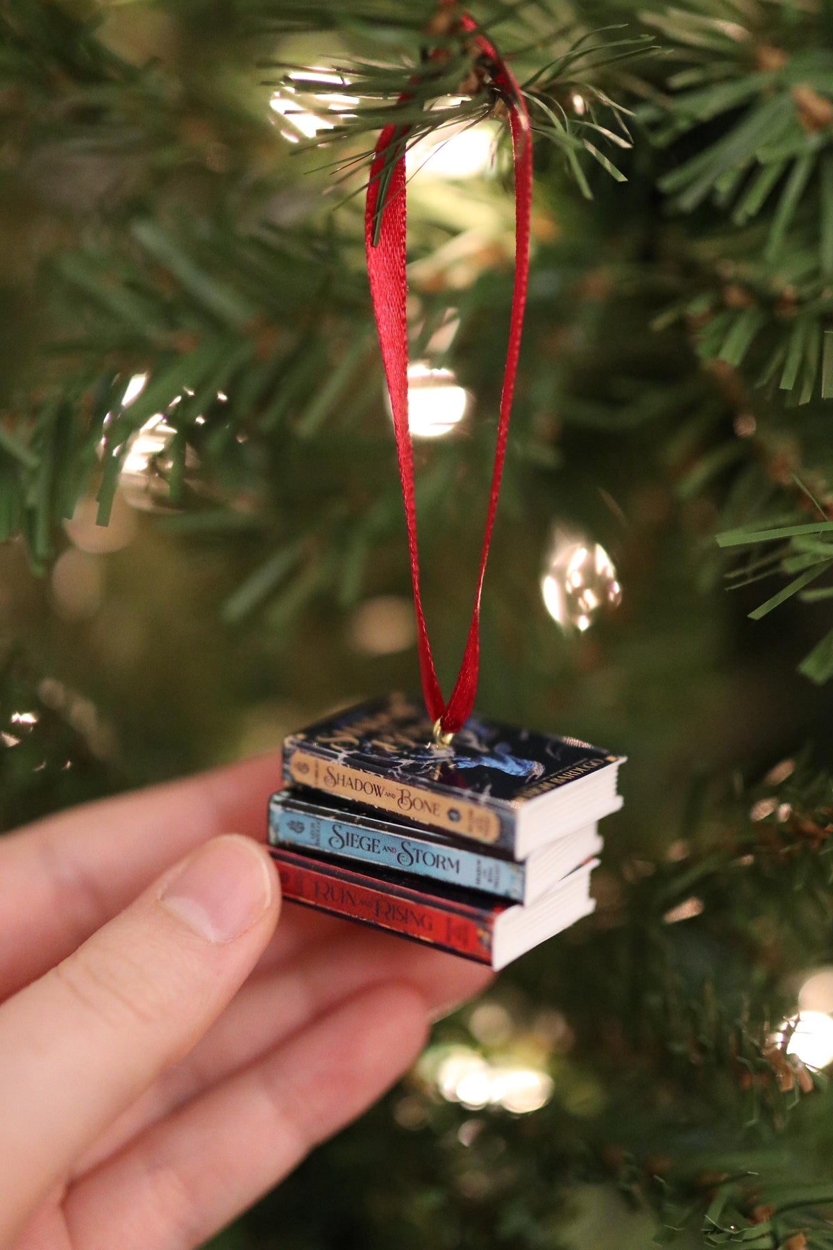 Shadow and Bone Mini Book Ornament
