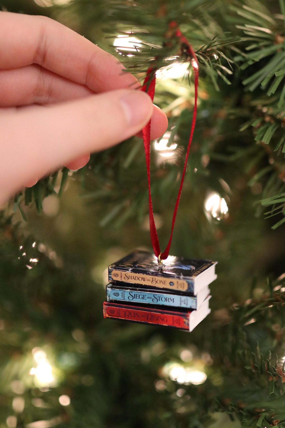 Shadow and Bone Mini Book Ornament