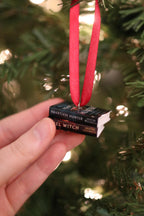 The Crimson Moth Mini Book Ornament