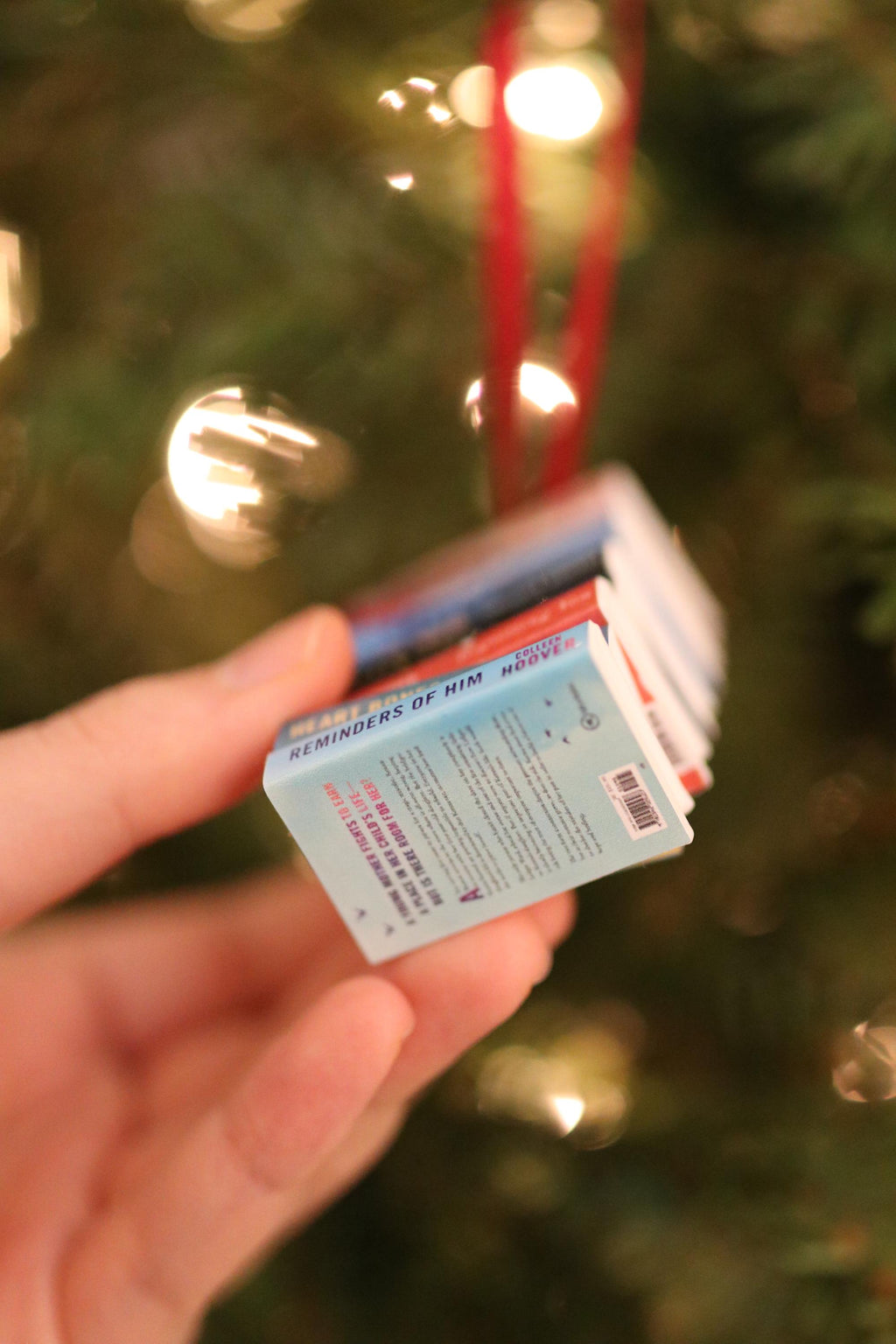 Colleen Hoover Mini Book Ornament