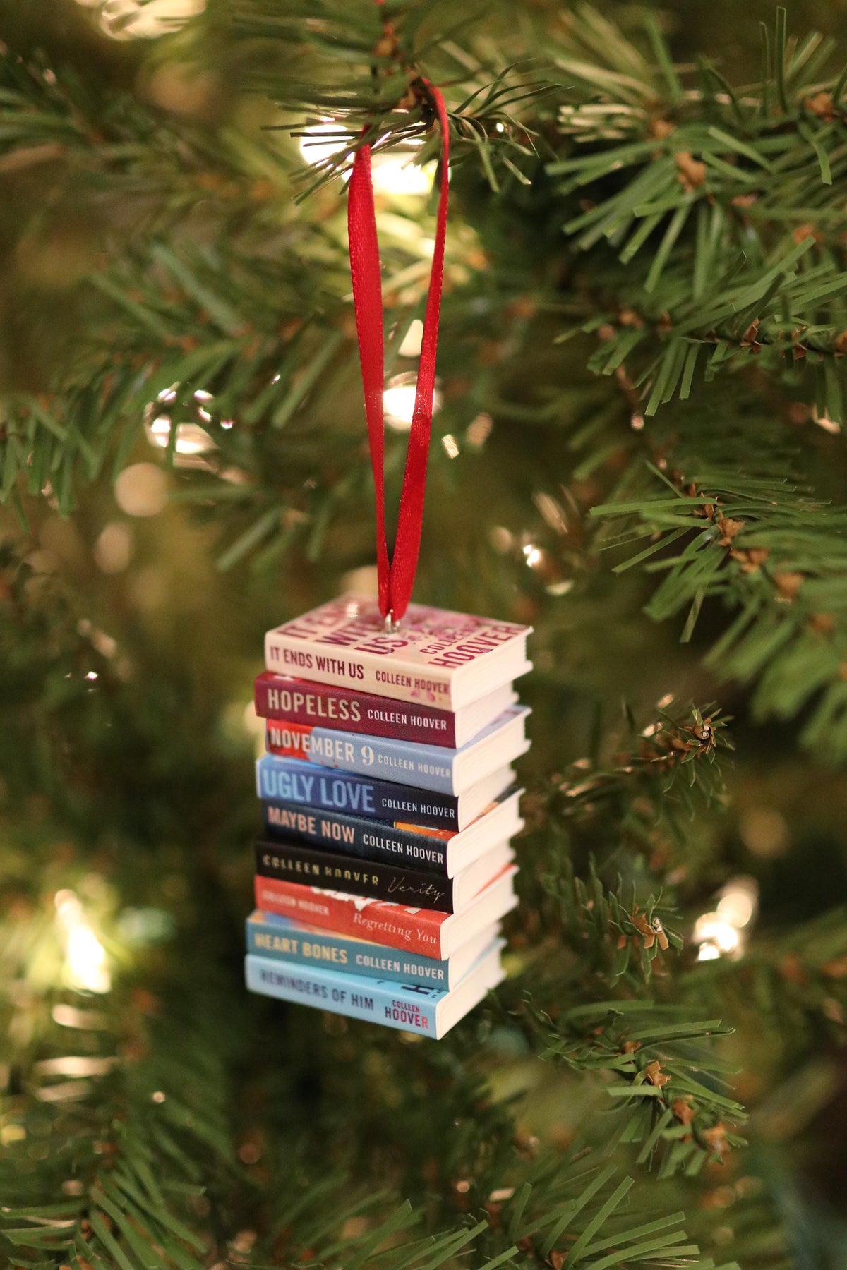 Colleen Hoover Mini Book Ornament