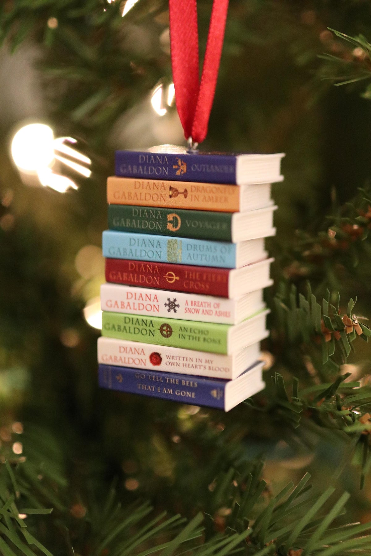 Outlander Mini Book Ornament