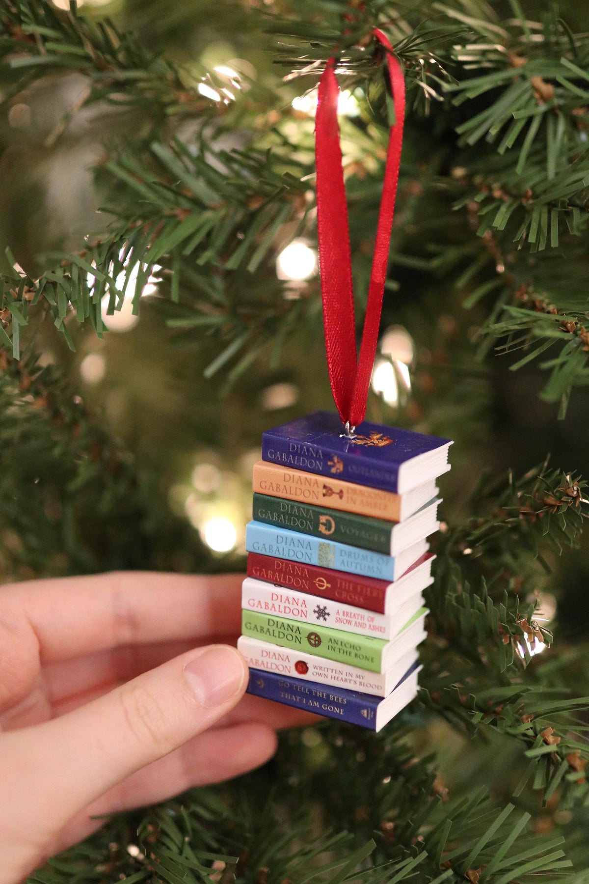 Outlander Mini Book Ornament