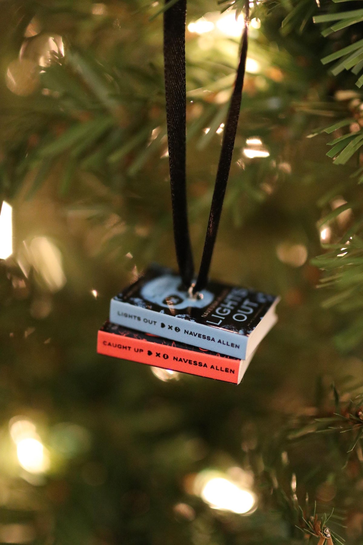 Lights Out Mini Book Ornament