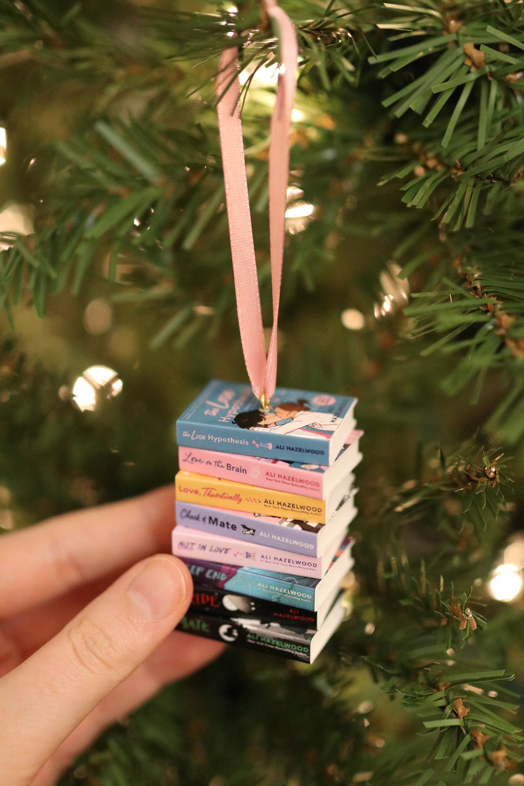 Ali Hazelwood Mini Book Ornament