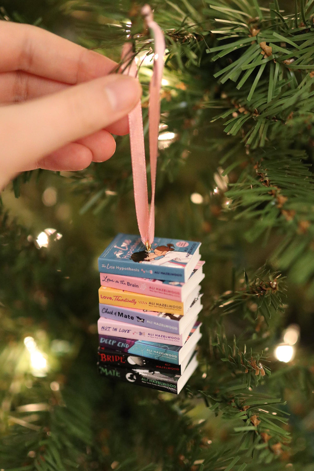 Ali Hazelwood Mini Book Ornament