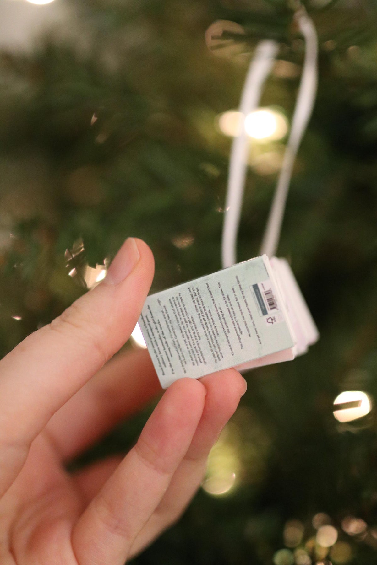 Chestnut Springs Mini Book Ornament