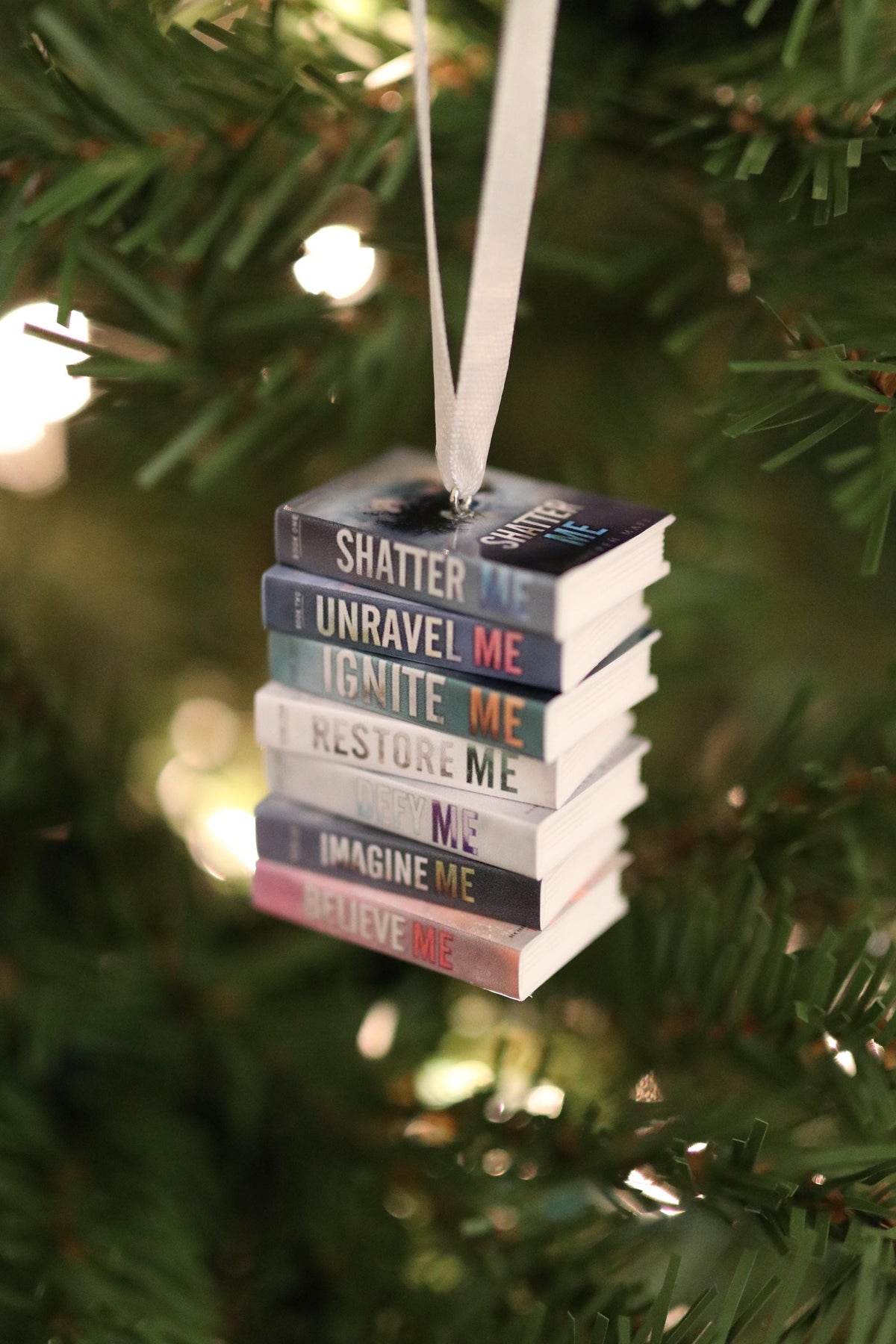 Shatter Me Mini Book Ornament