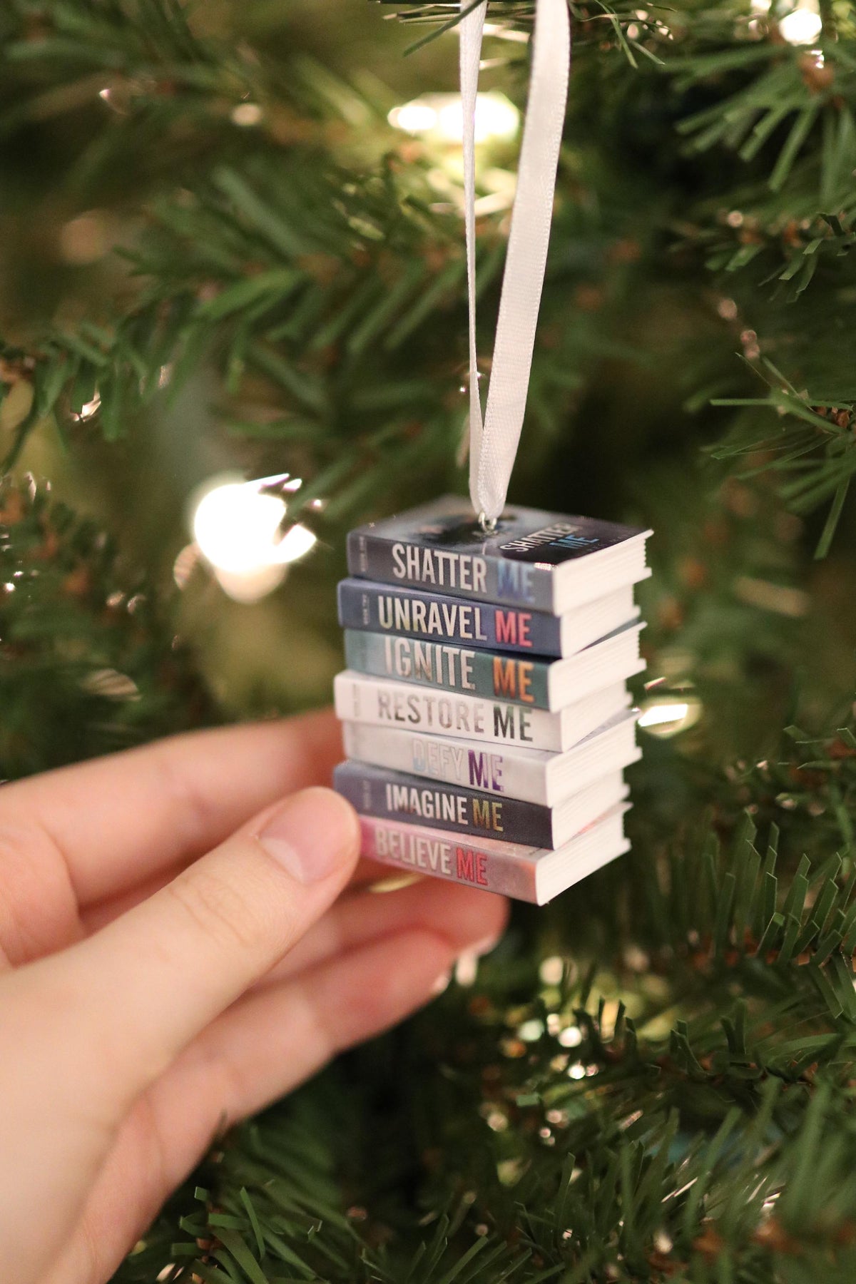 Shatter Me Mini Book Ornament