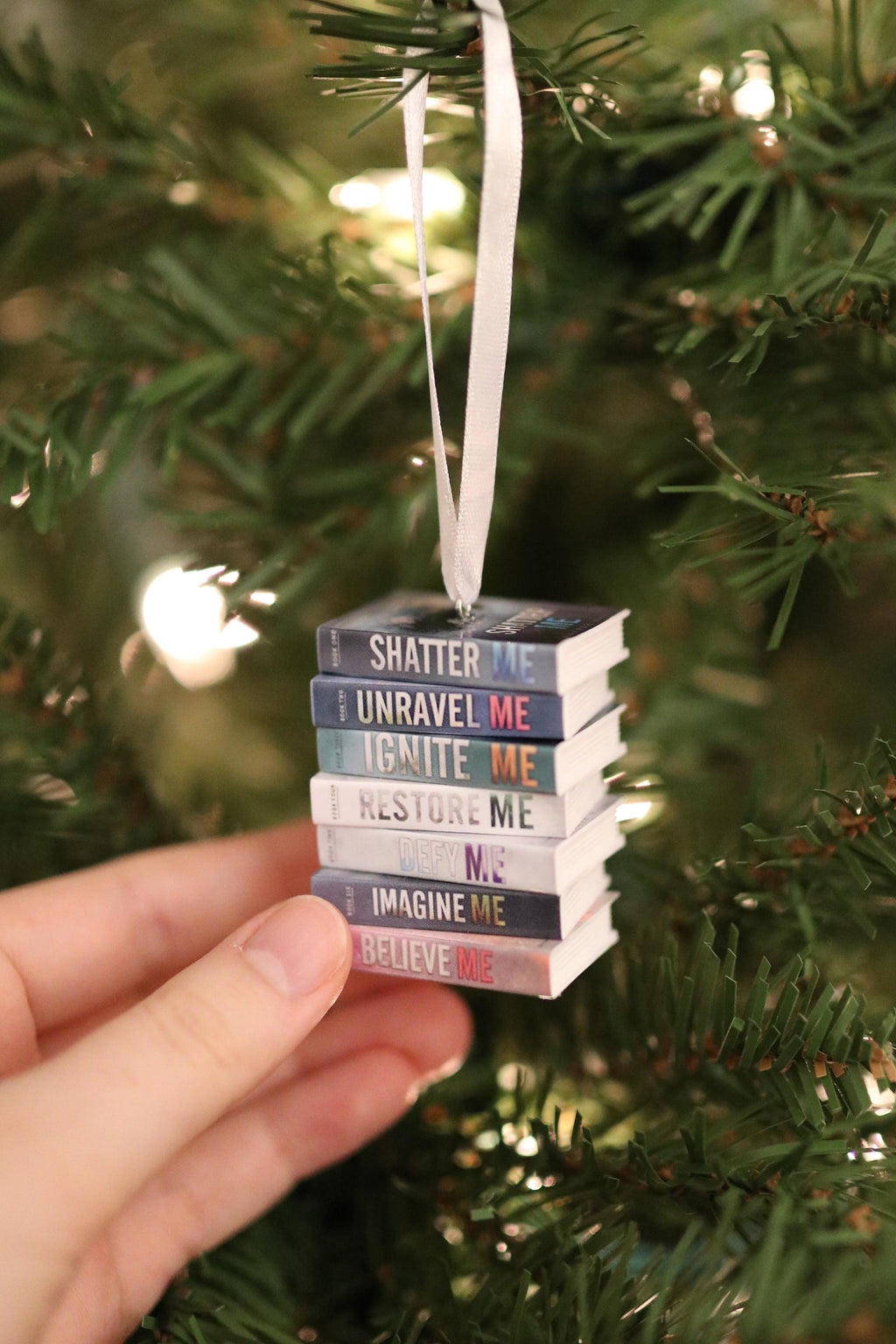 Shatter Me Mini Book Ornament