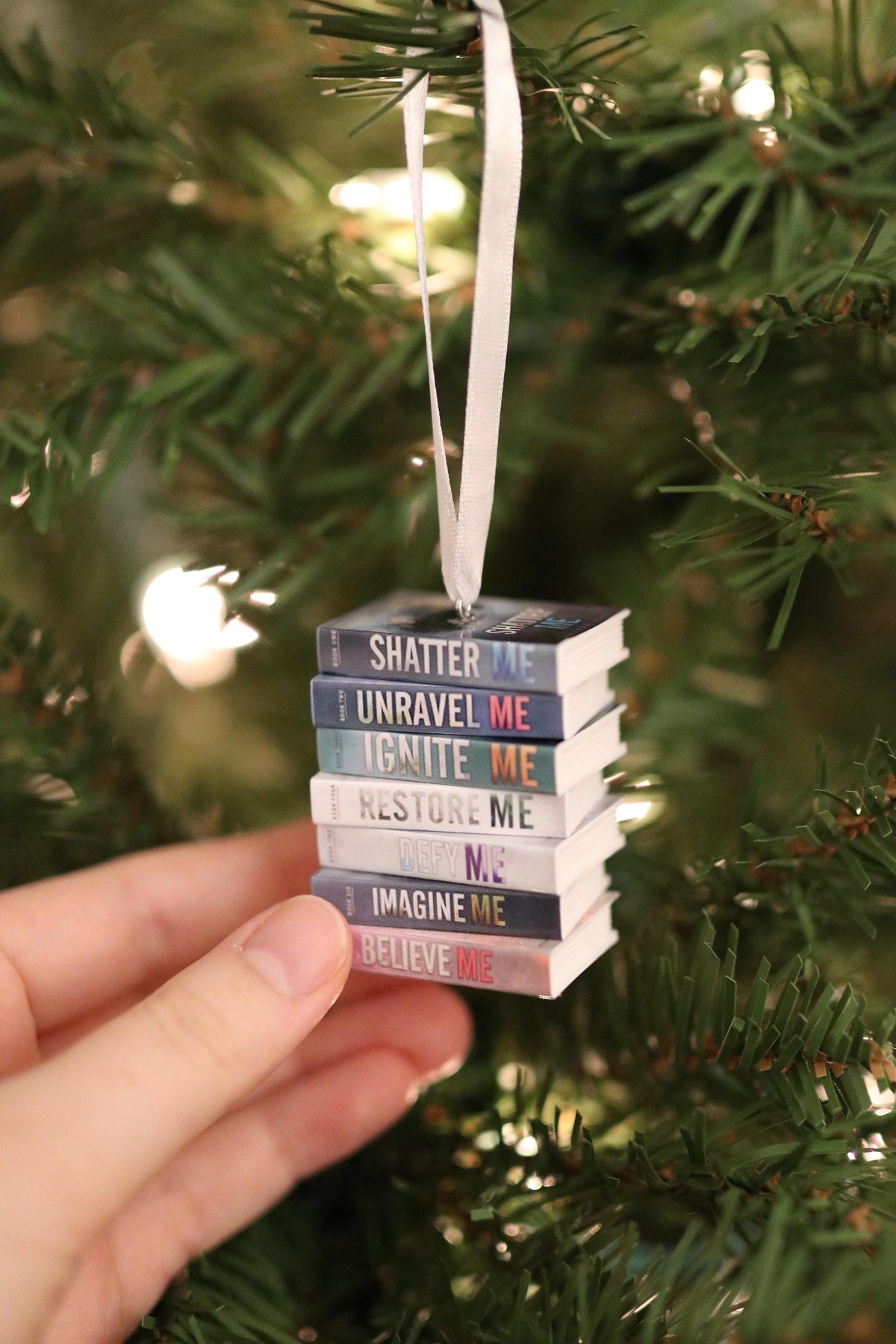 Shatter Me Mini Book Ornament