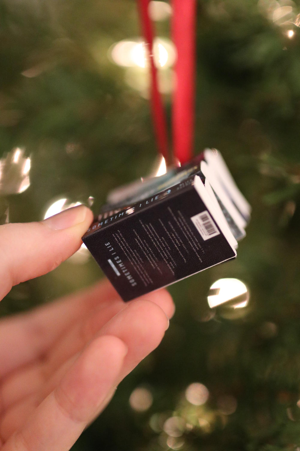 Alice Feeney Mini Book Ornament