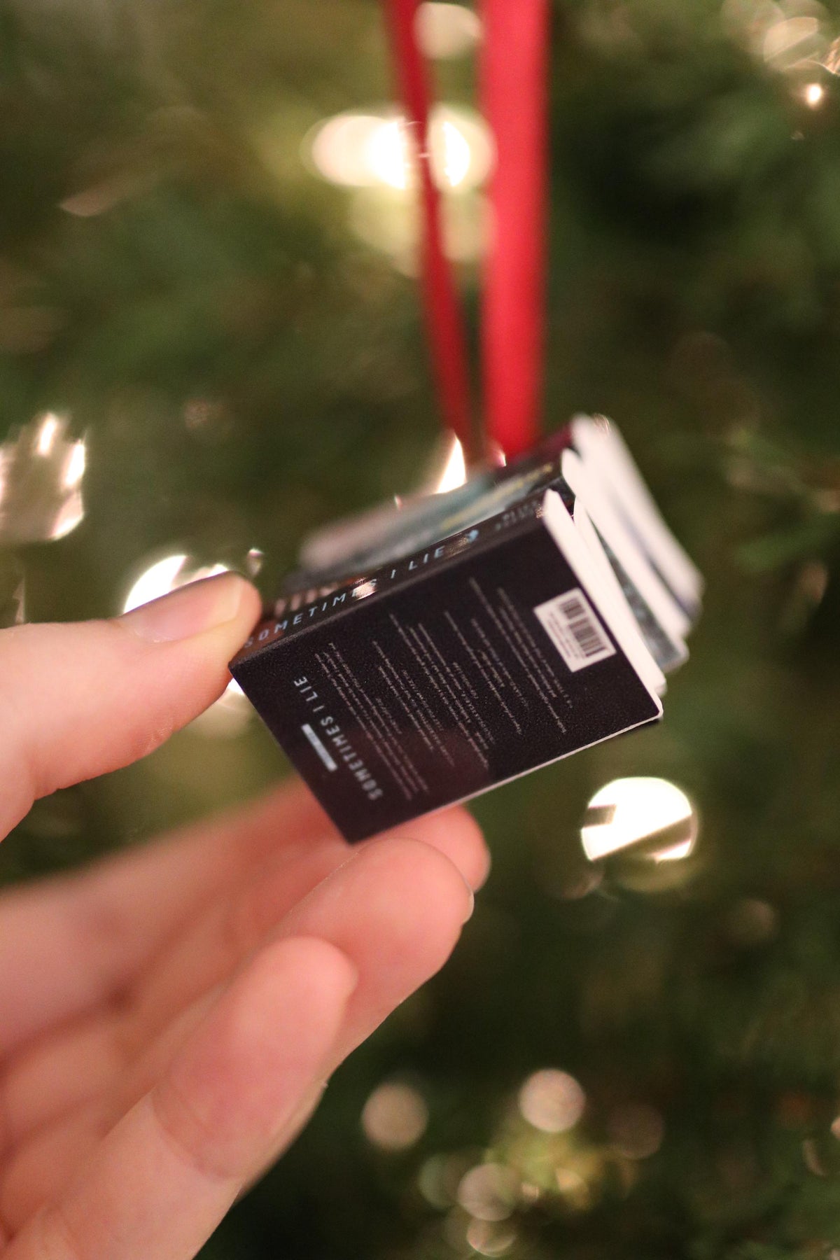 Alice Feeney Mini Book Ornament
