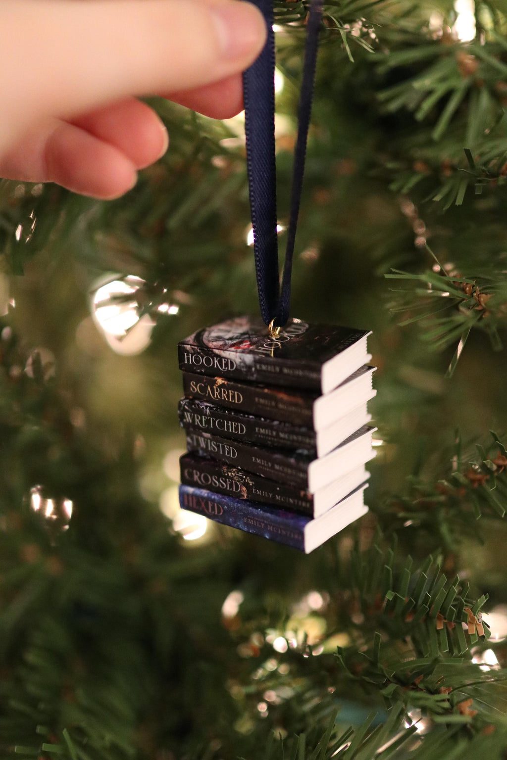 Never After Mini Book Ornament