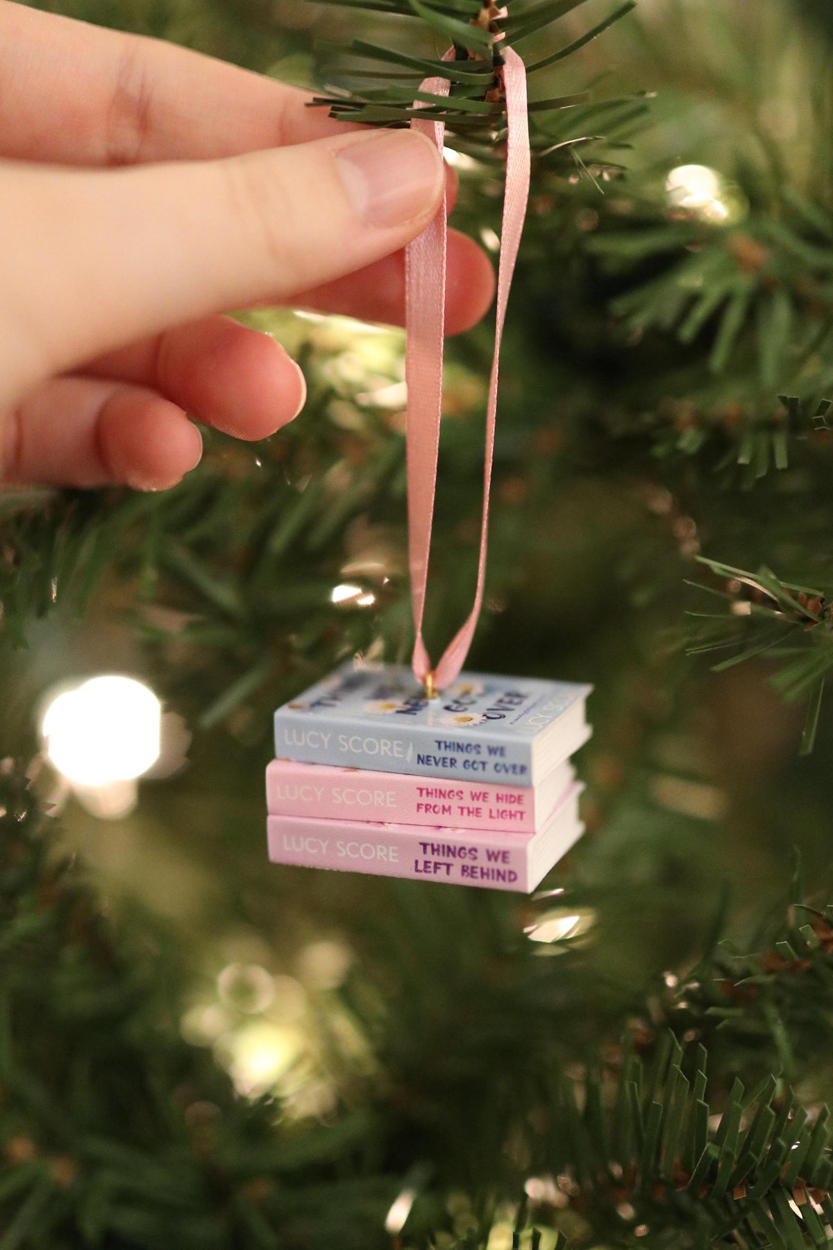 Knockemout Mini Book Ornament