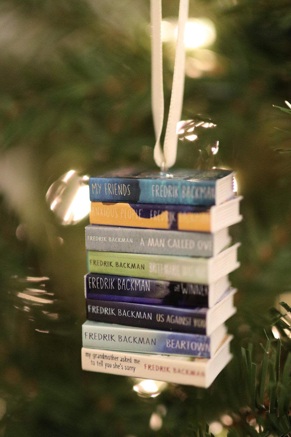 Fredrik Backman Mini Book Ornament