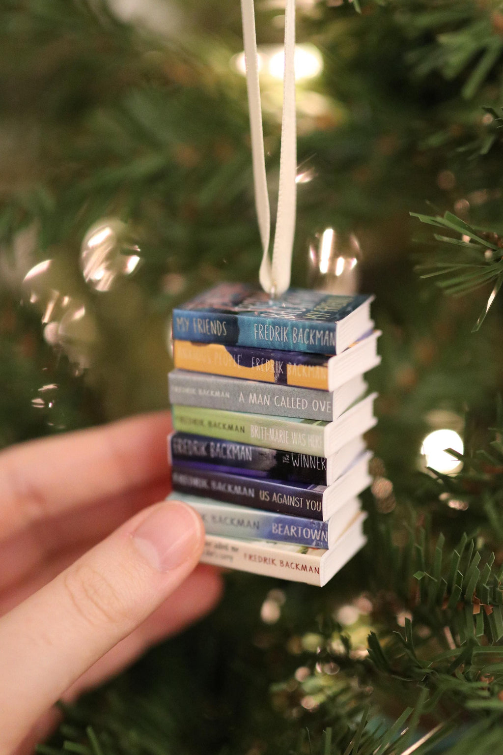 Fredrik Backman Mini Book Ornament