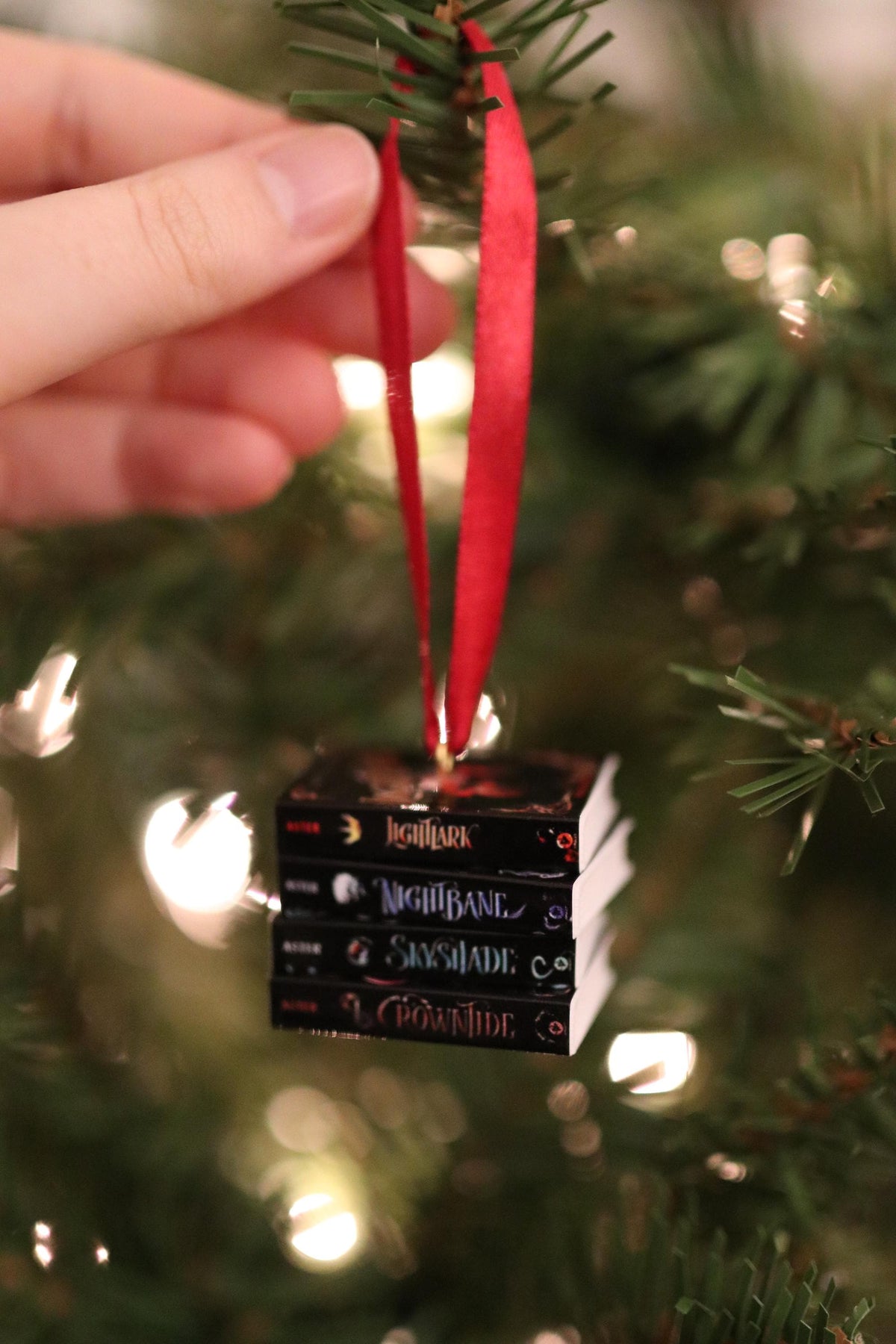 Lightlark Mini Book Ornament