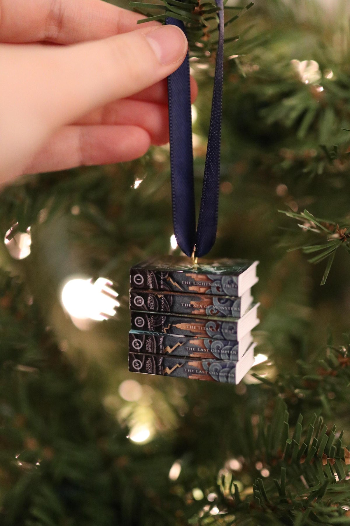 Percy Jackson Mini Book Ornament