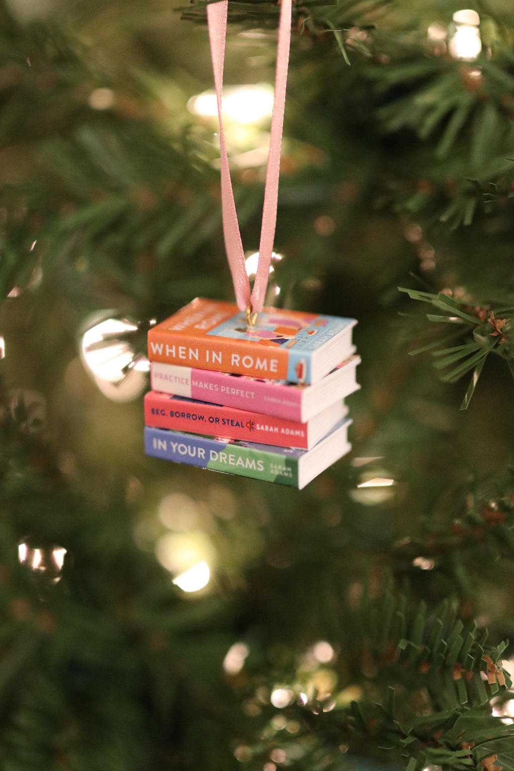 When in Rome Mini Book Ornament