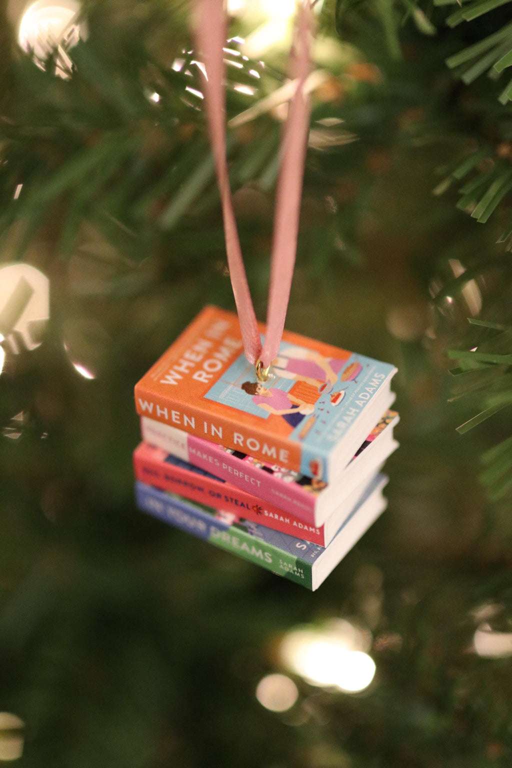 When in Rome Mini Book Ornament