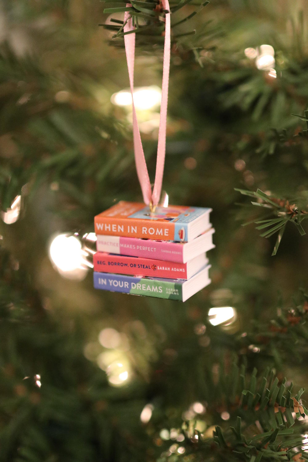 When in Rome Mini Book Ornament