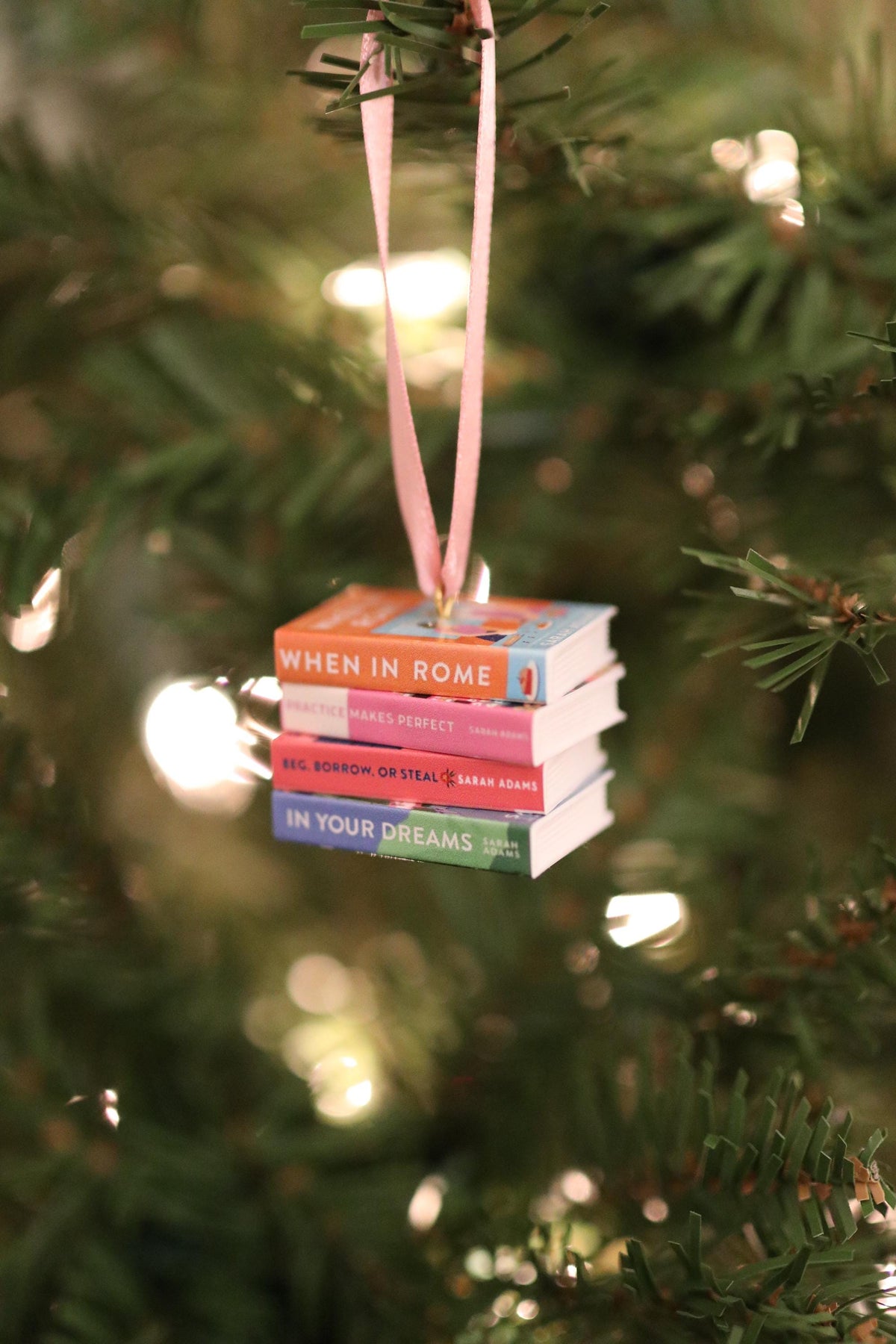 When in Rome Mini Book Ornament