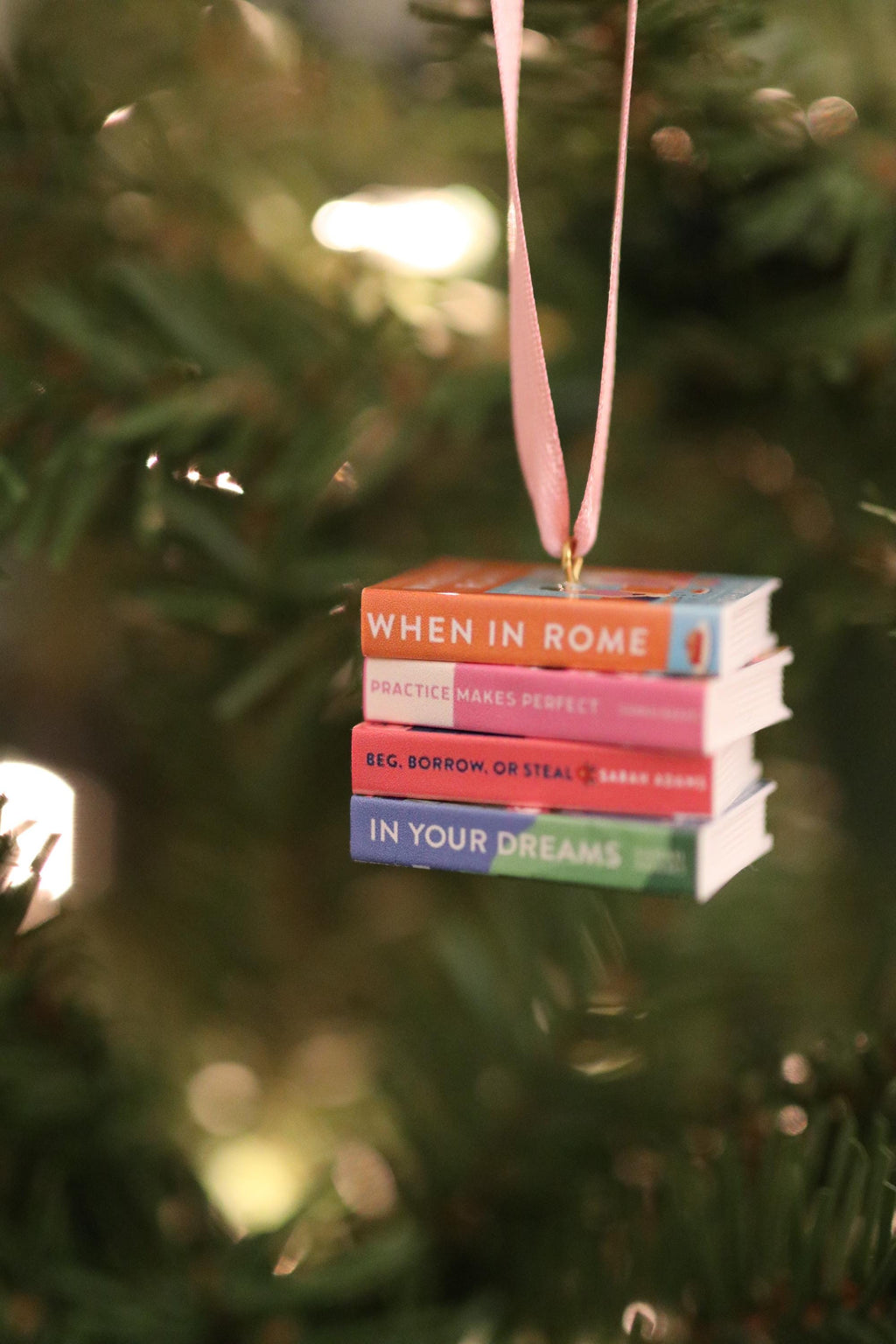 When in Rome Mini Book Ornament