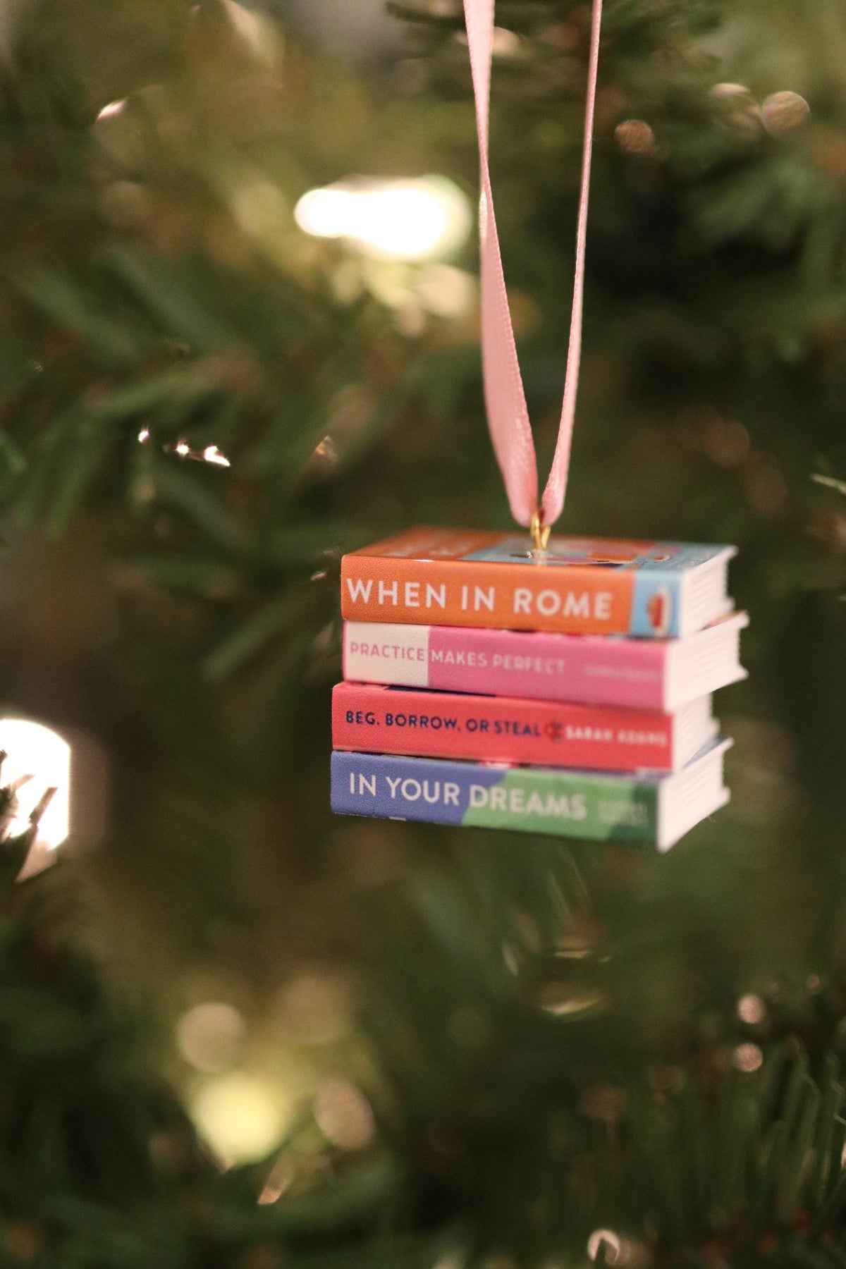 When in Rome Mini Book Ornament
