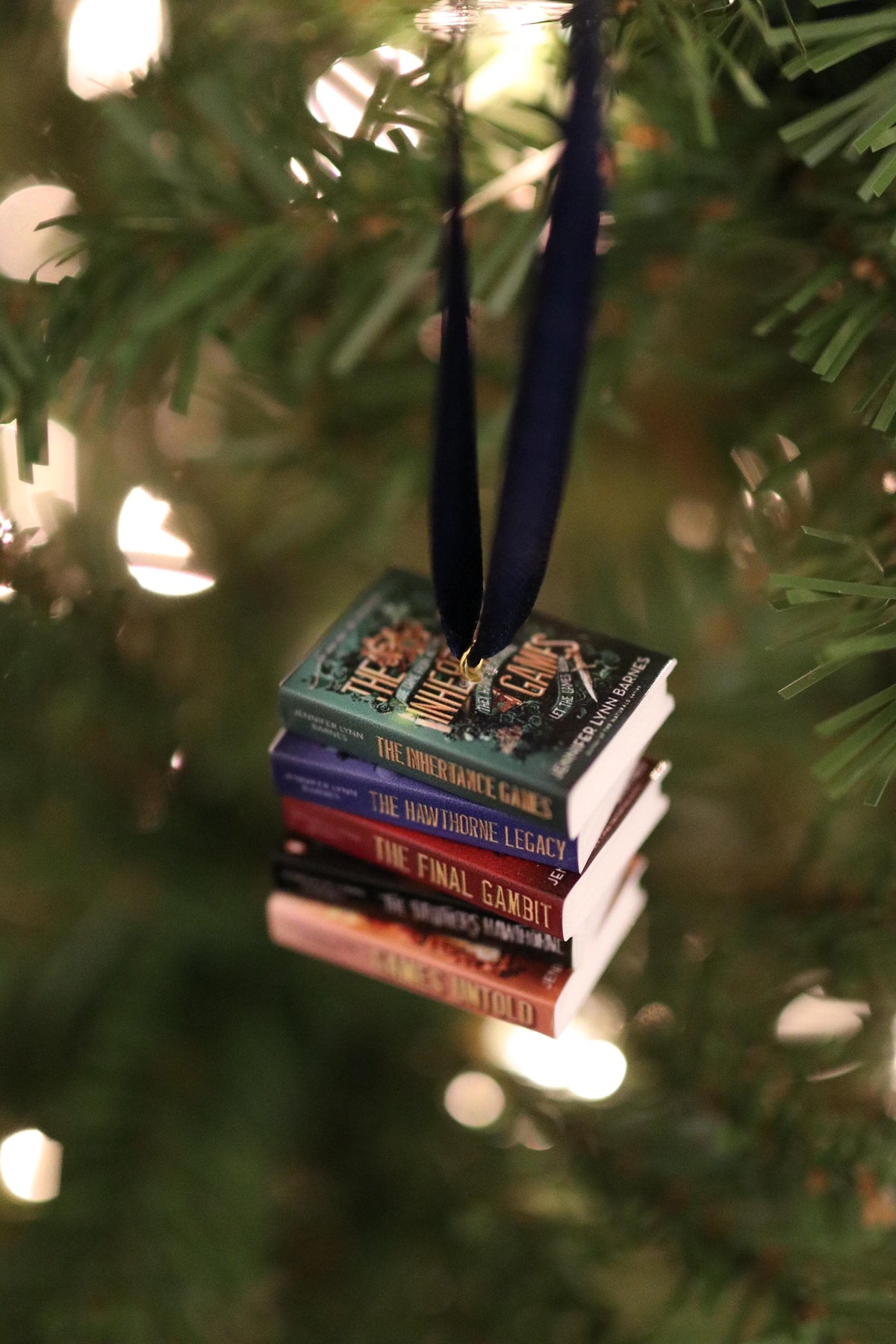The Inheritance Games Mini Book Ornament