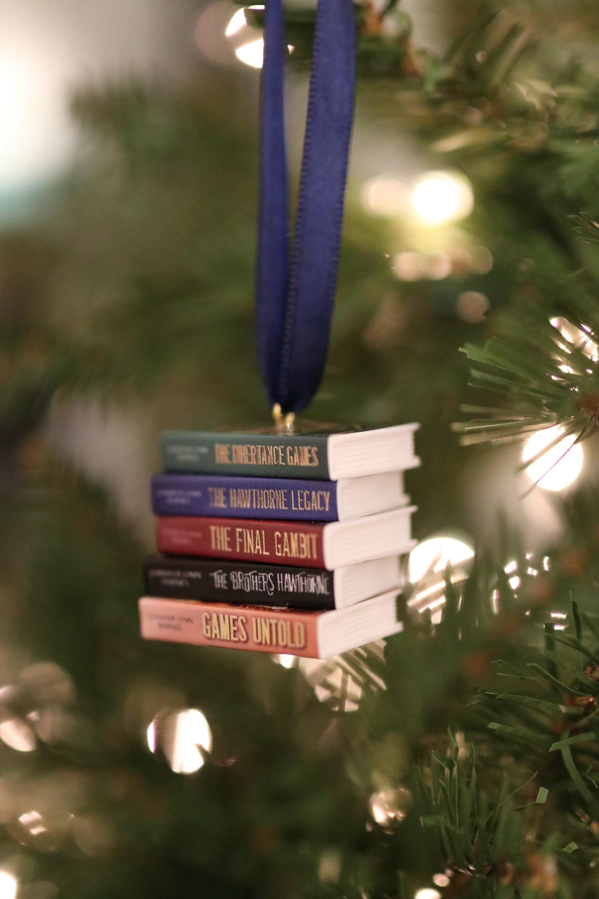 The Inheritance Games Mini Book Ornament
