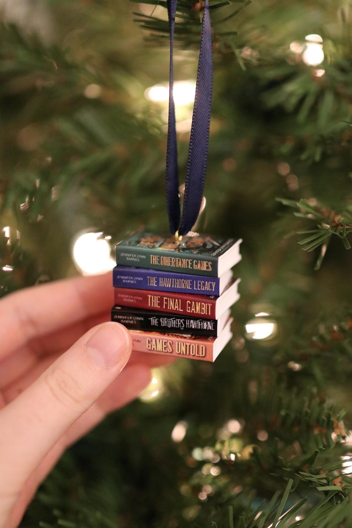 The Inheritance Games Mini Book Ornament