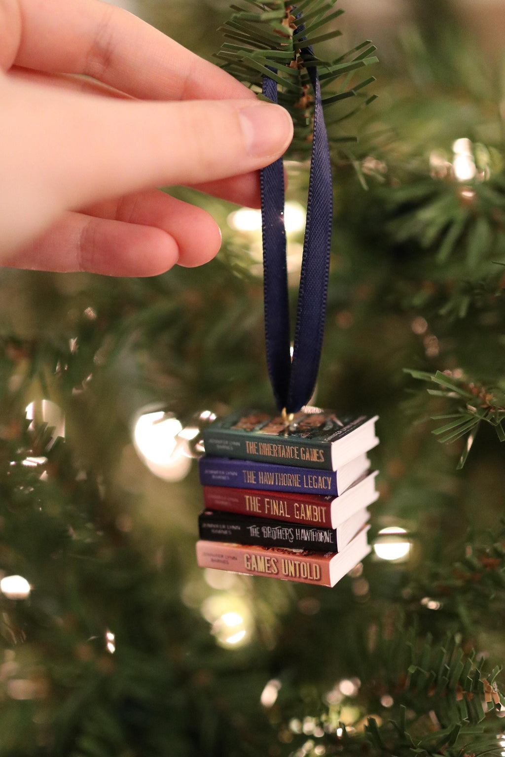The Inheritance Games Mini Book Ornament