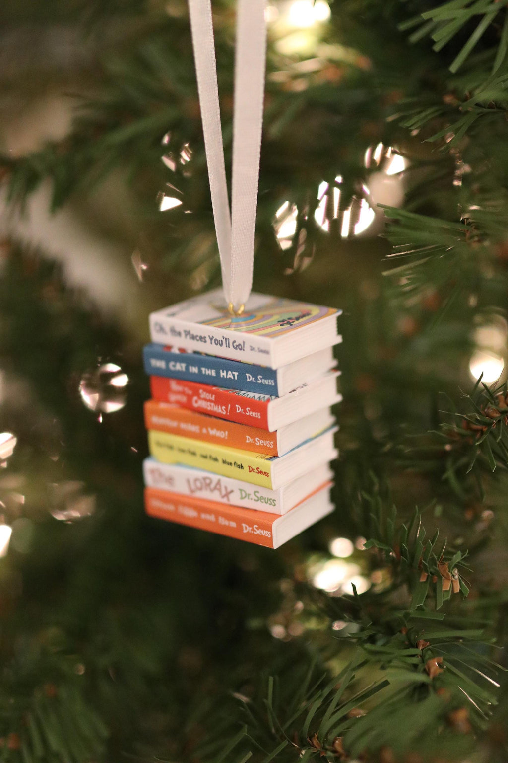 Dr. Suess Books Mini Book Ornament