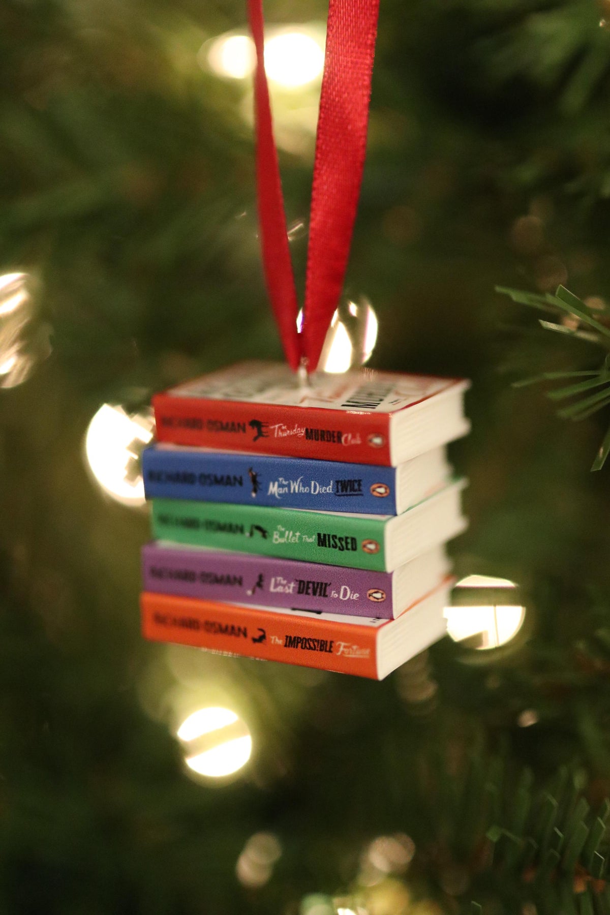 The Thursday Murder Club Mini Book Ornament